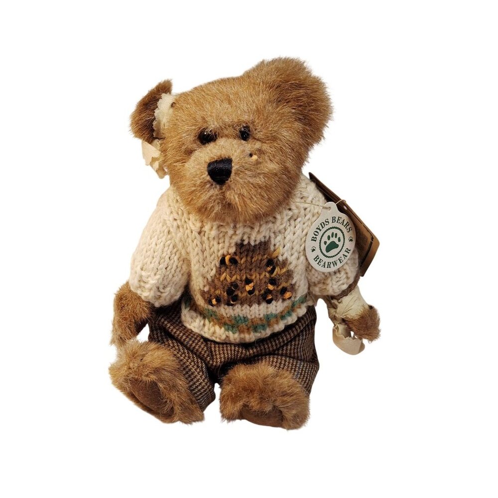 Vintage 1998 Spring Edmund Boyds Bears Bee sting plushie stuffed animal collecti